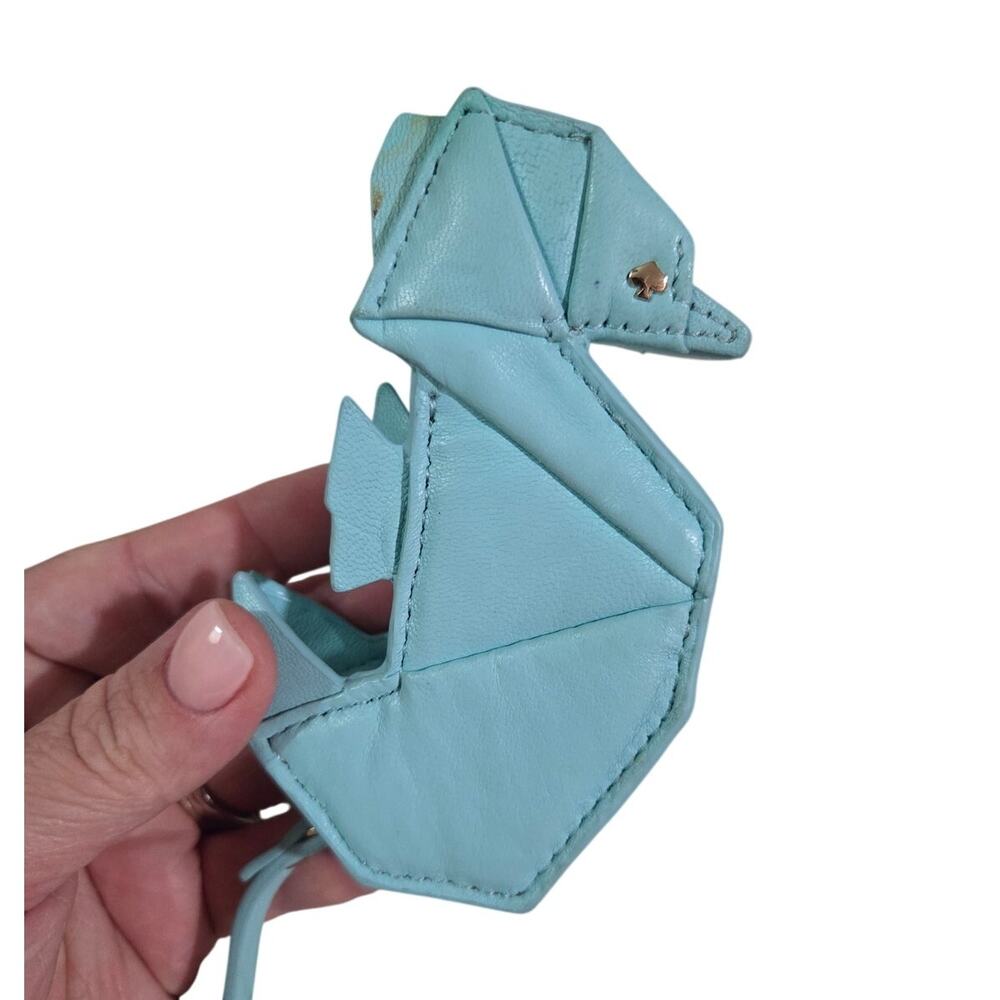 Kate Spade New York Seahorse Origami Bag Breath of Fresh Air Atoll Blue Novelty